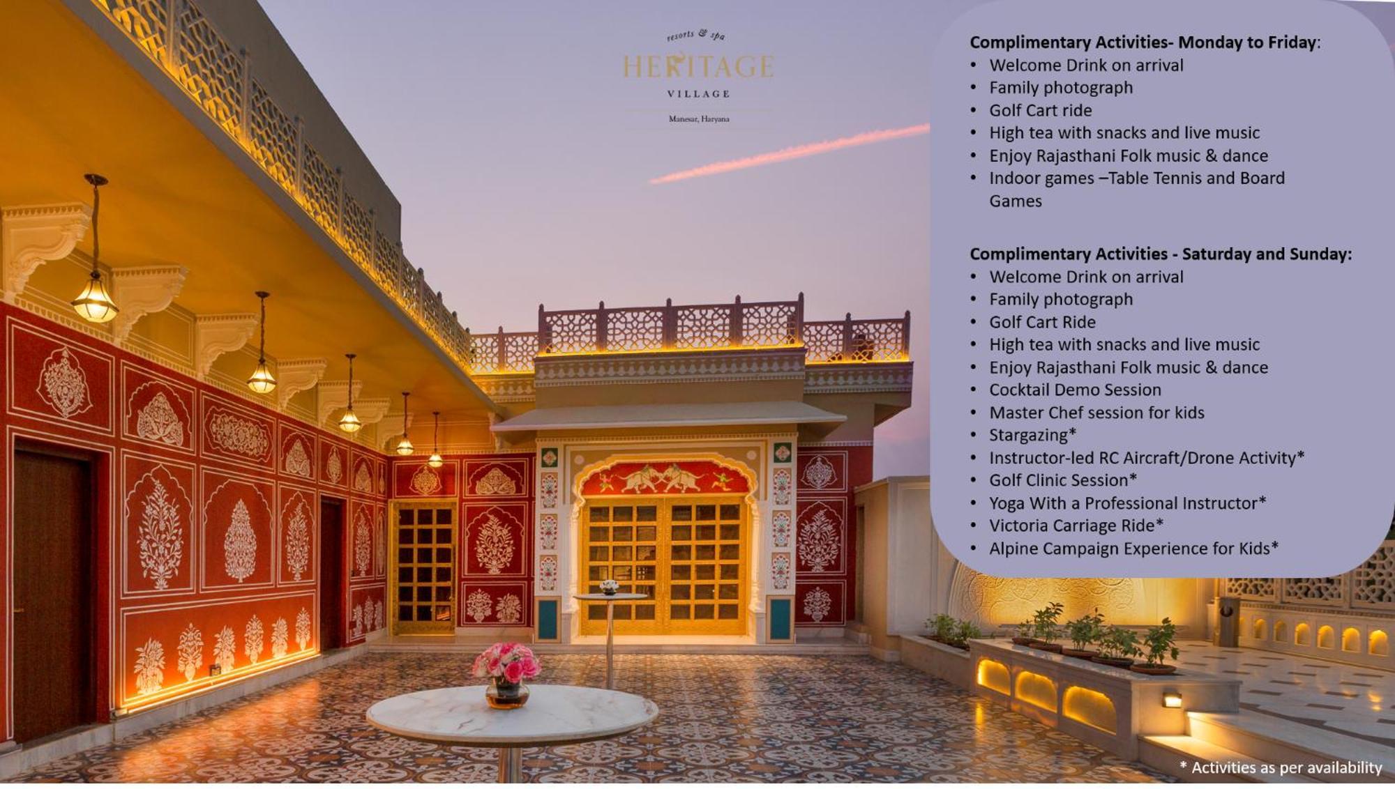 Heritage Village Resort & Spa Manesar-Гургаон Екстериор снимка